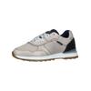 Sneaker BULLBOXER "Bullboxer Sneaker Leder", Herren, Gr. 43, grau, Leder, casual, Schuhe