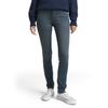 Slim-fit-Jeans TOM TAILOR, Damen, Gr. 29, Länge 32, blau (mid stone blau grau denim), Denim/Jeans, Obermaterial: 70% Baumwolle, 28% Polyester, 2% Elasthan. Futter: 65% Baumwolle, 35% Polyester, unifarben, casual, slim fit knöchellang, Jeans, im...