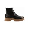 Stiefel CLARKS "Linoso Top", Damen, Gr. 38, schwarz, Leder, casual, Schuhe, mit komfortabler Contour Cushion-Sohle