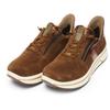 Sneaker ARA "SAPPORO", Damen, Gr. 4,5 (37,5), braun (dunkelbraun, metallic), Veloursleder, Glattleder, sportlich, Schuhe, Plateausneaker, Schnürschuh in Komfortweite H (= sehr weit)