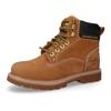 Schnürboots DOCKERS BY GERLI, Herren, Gr. 41, braun (camelfarben), klassisch, Schuhe, Winterboots, Workerboots mit Profilsohle