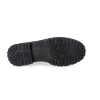 Schnürboots DOCKERS BY GERLI, Damen, Gr. 36, schwarz (dunkelgrün, schwarz), Lacklederimitat, modisch, Schuhe, Biker Boots mit Reißverschluss