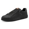 Sneaker MARCO TOZZI, Herren, Gr. 41, schwarz, Lederimitat, unifarben, sportlich, Schuhe, Freizeitschuh, Halbschuh, Schnürschuh mit seitlicher Logoprägung