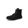 Schnürboots DOCKERS BY GERLI, Damen, Gr. 36, schwarz, Nubuklederimitat, Schuhe, Barfußschuh, Boots mit Warmfutter