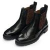 Chelseaboots ARA "TULSA", Damen, Gr. 9 (43), schwarz, Lackleder, Elastischer Einsatz, glänzend, elegant, Schuhe, Boots, Winterboots in Weite G (= weit)
