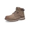 Winterboots DOCKERS BY GERLI, Herren, Gr. 42, grau (taupe), Lederimitat, Schuhe, Schnürboots mit Warmfutter