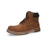 Winterboots DOCKERS BY GERLI, Herren, Gr. 47, braun (cognac), Lederimitat, Schuhe, Winterboots, Workerboots mit Profilsohle