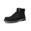 Schnürboots DOCKERS BY GERLI, Herren, Gr. 41, schwarz, Lederimitat, Schuhe, Winterboots, Workerboots mit Profilsohle