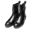 Stiefelette ARA "TULSA", Damen, Gr. 3,5 (36), schwarz, Glattleder, unifarben, modisch, Schuhe, Biker Boots, Stiefel mit Blockabsatz in G-Weite