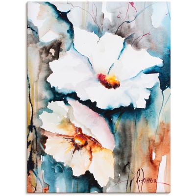 Wandbild ARTLAND "Aquasblüten II", beige (farbe bild(er): naturfarben), B:60cm H:80cm, Bilder, als Alubild, Outdoorbild, Leinwandbild, Poster in verschied. Größen Image