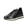 Sneaker NERO GIARDINI "Nero Giardini Sneaker Leder", Herren, Gr. 43, schwarz, Leder, casual, Schuhe