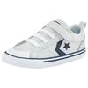 Sneaker CONVERSE "PRO BLAZE STRAP LEATHER EASY ON", Gr. 24, barely grau, navy, weiß, Leder, sportlich, Schuhe