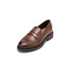 Loafer MARC O'POLO "aus edlem Schafleder", Damen, Gr. 41, braun (cognac), Obermaterial: 100% Leder (Schaf), unifarben, Schuhe