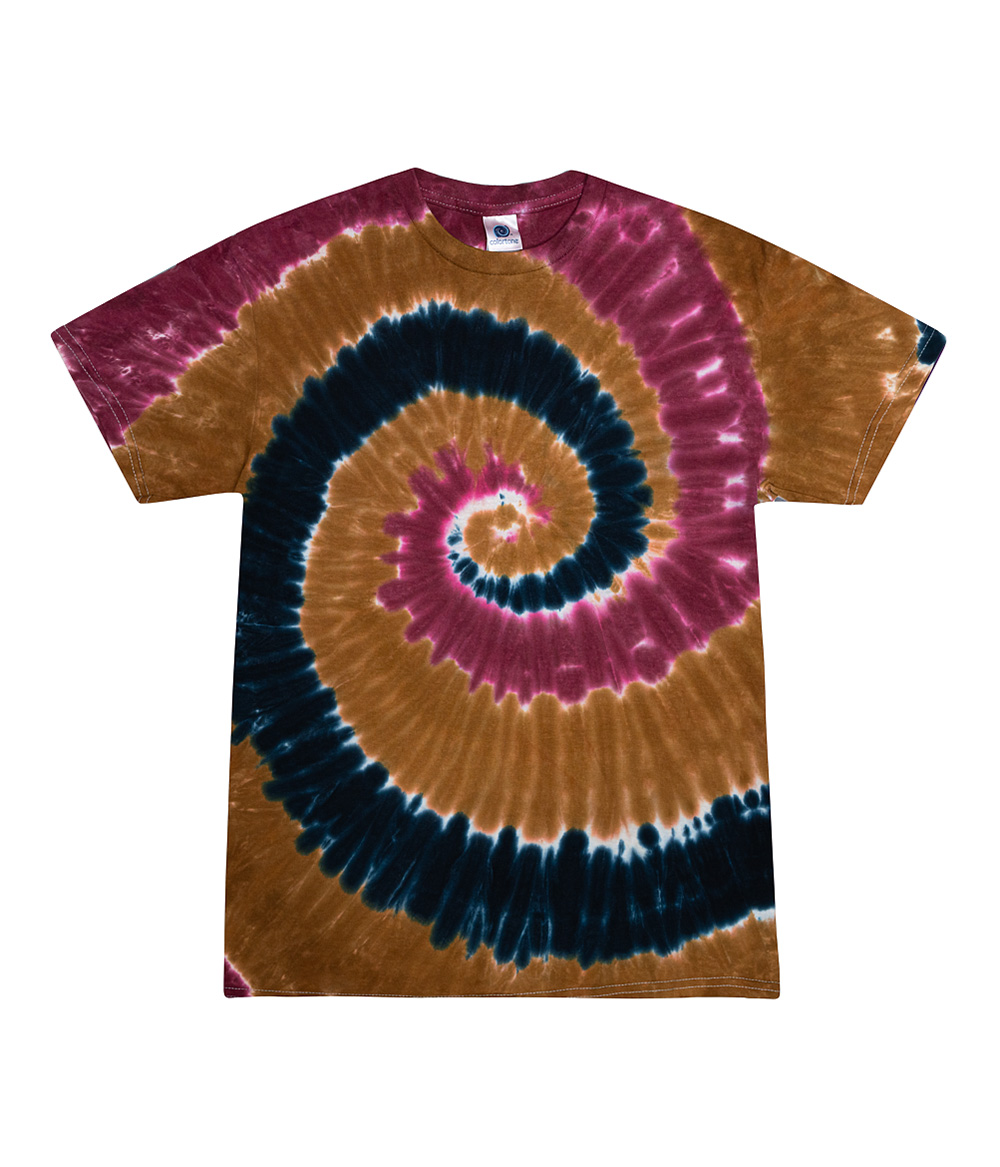 Tie-Dye CD100Y Youth Tie Dye Top in Willow size XS | Cotton