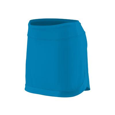 Augusta Sportswear AG2410 Women's Action Color Block Skort in Power Blue/Power Blue size Medium | Polyester/Spandex Blend 2410