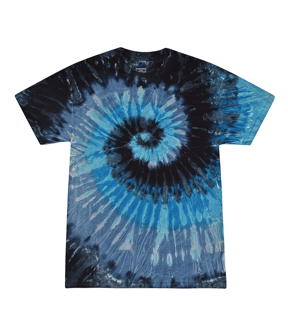 Tie-Dye CD100Y Youth Tie Dye Top in Evening Sky size XS | Cotton