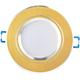 3W/5W/7W LED Recessed Downlight High Brightness LED Ceiling Panel Light Energy Saving Aluminum Commercial Indoor Decoration downlights(Warm Light,7W) (Warm Light 5W)