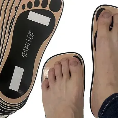 10Pairs Disposable Women Tanning Slippers Tanning Sticky Feet Spray Tan Foot Pads Protectors Stickers For Body Accessor Slipper