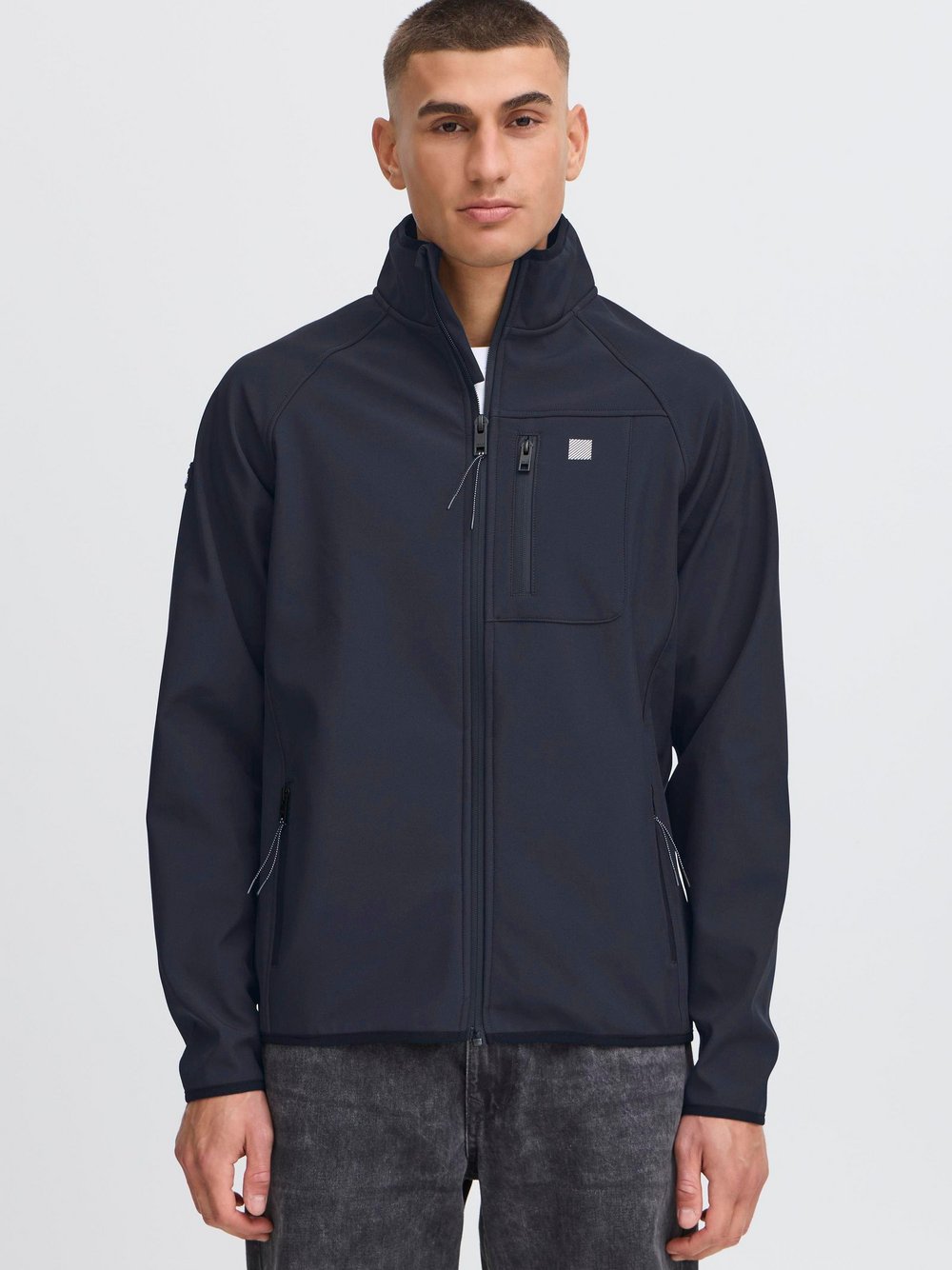 Solid Softshelljacke Herren blau, L Image