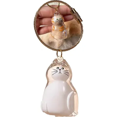 Pet Memorial Hair Keepsake Jar-Dog&Cat Urn with Fur Necklace, Keychain&Locket|Keeps Your Beloved Pet's Memory Alive
