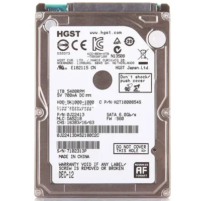 USED 2.5" HDD 1TB 500GB 750GB 5400RPM (1000GB) SATA Internal Laptop Hard Drives disk SATAIII 1t for Notebook 7mm-9.5MM