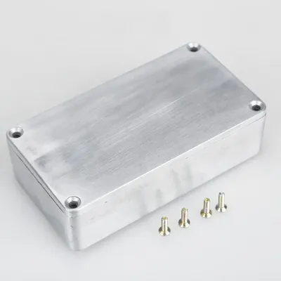 1590B Guitar Effects Enclosure with Screws Aluminum Effects Pedal Enclosure Replacement Musical Instrument Kit