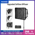 NEEWER Diffusore Softbox aggiornato per pannello luminoso video LED NL660 RGB660 PRO II, 12,6"x11,6" pieghevole con griglia/borsa/cappuccio cadente