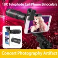 Protezione per fotocamera per telescopio 18X per telefono cellulare iPhone Lenti per telefoni cellulari per telefono cellulare Obiettivo zoom Teleobiettivo Accessori per lenti
