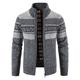 Per uomo Felpa Maglione elegante Cardigan Maglione con Zip Maglione a maglia A Coste Maglia Top Regolari Lavorato a maglia A coste Semplice Collo alla coreana Moda Scialli Casuale Abbigliamento