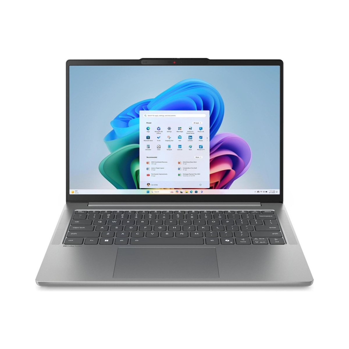 Lenovo IdeaPad Slim 5 (Luna Grey, 14" WUXGA, AMD Ryzen™ 5 8645HS, 32 GB RAM, 2 TB SSD) mit Windows 11 Pro Image