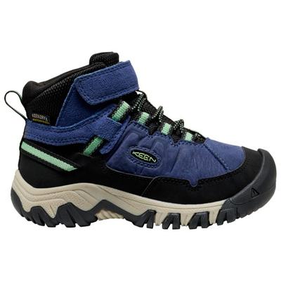 Keen - Kid's Targhee IV Mid WP - Wanderschuhe 29 | EU 29 schwarz/blau Image