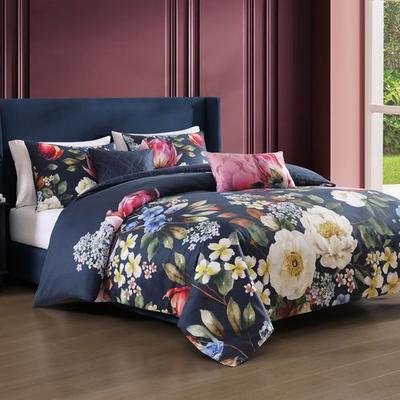 Renaissance Comforter Bed Set Dark Blue, King, Dark Blue