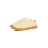 Plateausneaker TOMMY HILFIGER "CASUAL SUEDE SNEAKER", Damen, Gr. 39, gelb (vanille), Nubukleder, sportlich, Schuhe, Freizeitschuh, Halbschuh, Schnürer mit weich gepolstertem Schaftrand