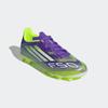 Fußballschuh ADIDAS PERFORMANCE "F50 LEAGUE MULTI-GROUND KINDER-STIEFEL", Gr. 34, lila rush, cloud weiß, lucid lemon, Synthetik, Textil, sportlich, Schuhe, geeignet für Rasen- und Kunstrasenplätze