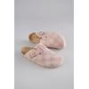 Clog ANISTON SHOES, Damen, Gr. 37, weiß (rosa, sanftes weiß), Filz, meliert, klassisch, Schuhe, Clog, Hausschuh, Homeslipper, verstellbare Schnalle - NEUE KOLLEKTION