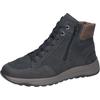 Winterboots WALDLÄUFER "K-JOHN", Herren, Gr. 9,5 (44), bunt (nachtblau, braun), Nubukleder, Nappaleder, sportlich, Schuhe, Schnürboots, Stiefelette,Bequemschuh in Komfortweite H (=sehr weit)