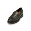Loafer MARC O'POLO "aus Schafleder", Damen, Gr. 38, grün, Obermaterial: 100% Leder (Schaf), unifarben, Schuhe