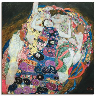 Wandbild ARTLAND "Die Mädchen (Die Jungfrau)", bunt (farbe bild(er): bunt), B:100cm H:100cm T:1,8cm, Canvas, Leinwand, Bilder, als Leinwandbild, Wandaufkleber in verschied. Größen Image