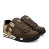 Sneaker DC SHOES "DC COMMAND", Gr. 41, olive, schwarz, tan, Leder, Synthetik, sportlich, Schuhe