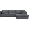 Ecksofa FLEXLUX "Lovane, elegant und zeitlos, bequem, L-Form", blau (navy blau), B:295cm H:84cm T:272cm, 62% Polyester/14% Cotton/7% Linen, Sofas, Weich & anschmiegsam, große Sitztiefe auf Kaltschaum, Dekokissen inkl.