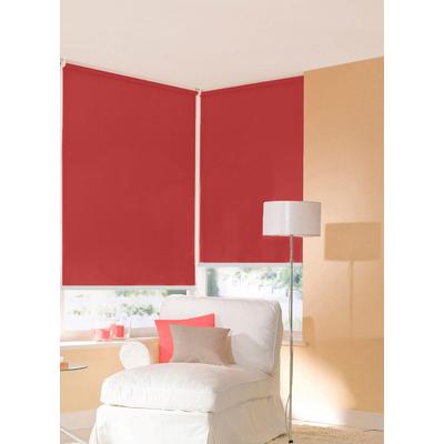 Seitenzugrollo SUNLINES "One size Style uni" Gr. 2, rot, B:122cm H:180cm, Polyester, Kunststoff, Metall, Rollos, Made in Germany Image