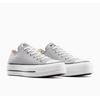 Sneaker CONVERSE "CHUCK TAYLOR ALL STAR LIFT PLATFORM", Gr. 42, grau area, weiß, schwarz, Textil, sportlich, Schuhe