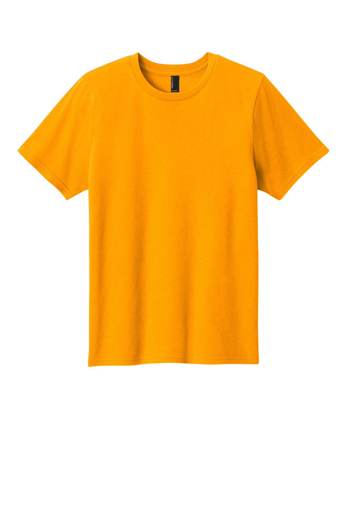 Port & Company PC43Y Co Youth Easy Cotton Top in Gold size XS