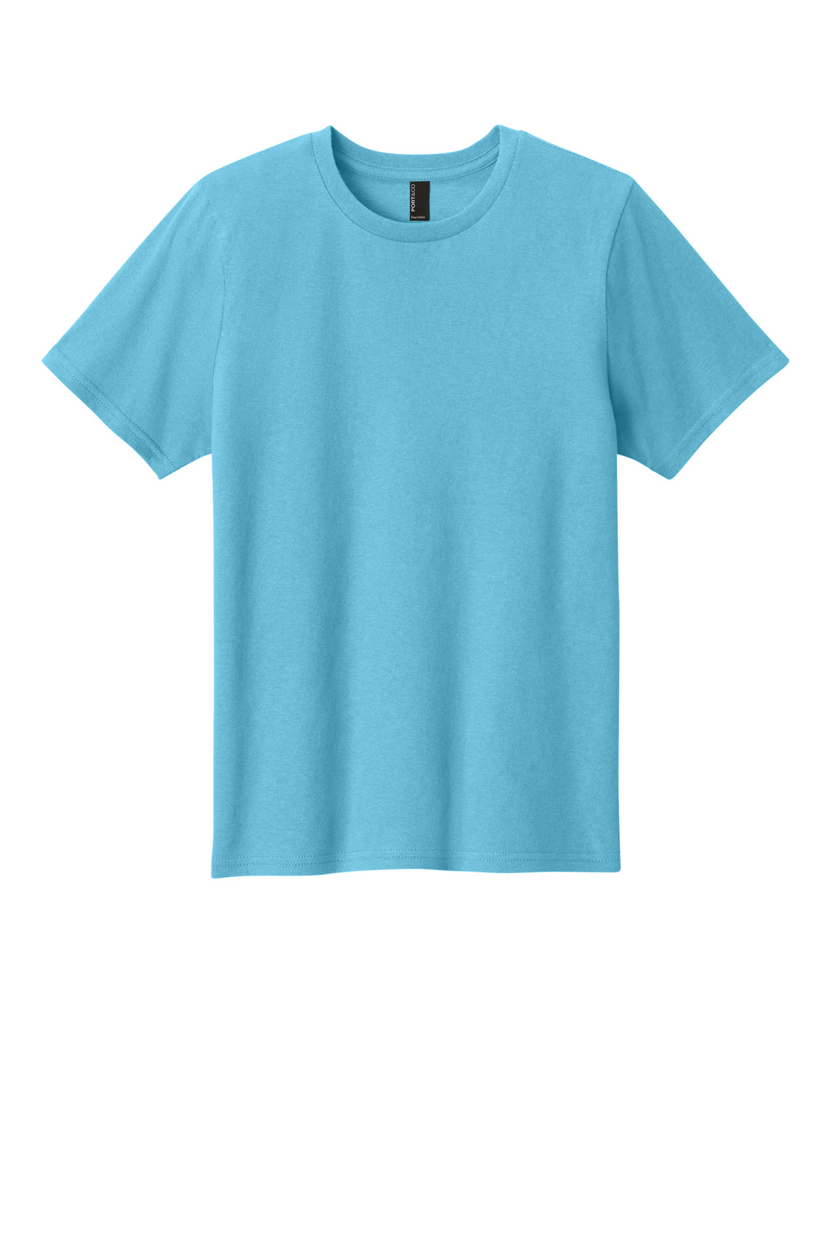 Port & Company PC43Y Co Youth Easy Cotton Top in Aquatic Blue size XL | Cotton/Polyester Blend - Port & Company