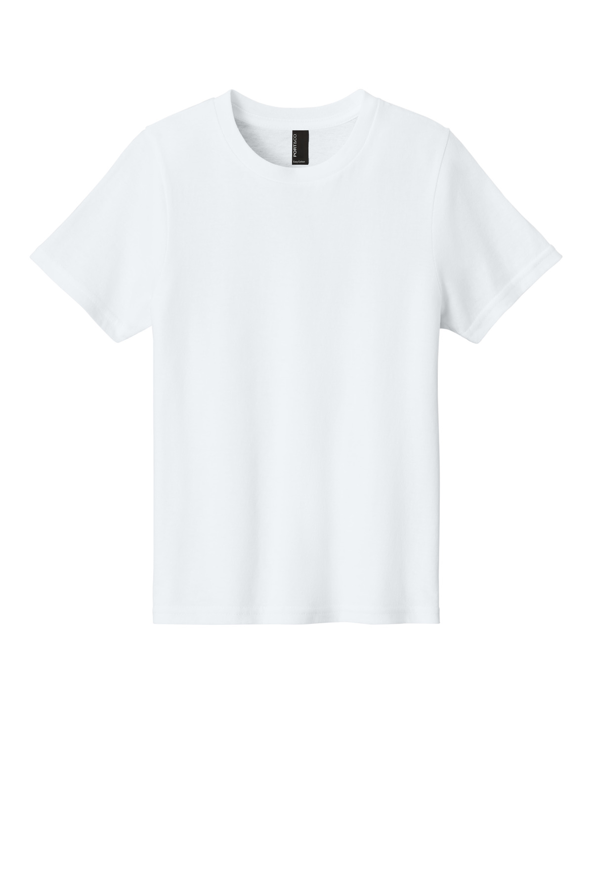 Port & Company PC43Y Co Youth Easy Cotton Top in White size Small
