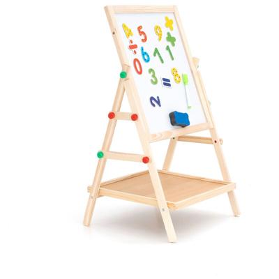 Magnettafel und Kreidetafel 2 in 1 Montessori Robincool Harvard 41x35x65 cm aus Ökologischem Holz Image