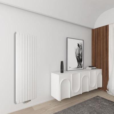Design Heizkorper Flachheizkörper Vertikal 1600x602mm Dopellagig Weiß Flach Mittelanschluss 2045W Image