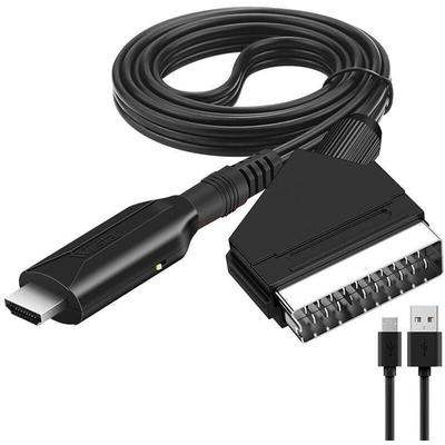 Scart-zu-HDMI-Konverter Scart zu hdmi mit HDMI-Kabel, für Full hd tv 720P/1080P für dvd-, vhs-, Image