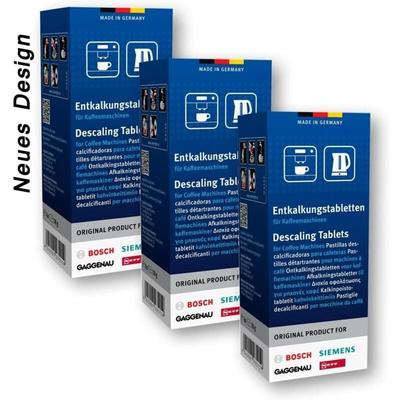 Set von 3 Kisten mit 6 Bosch Descaling -Pads für Kaffeemaschine und Wasserkocher Image