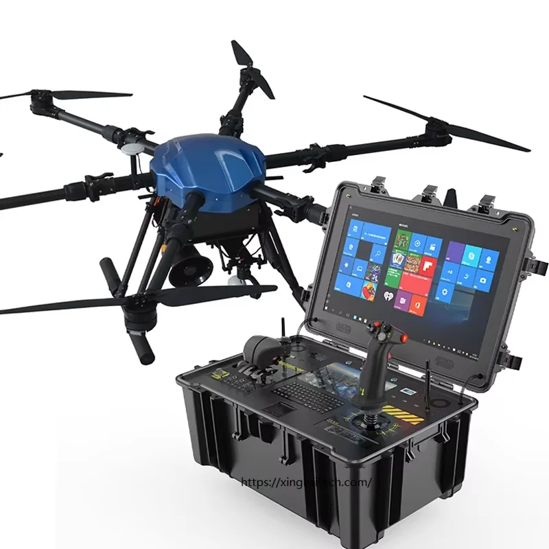 VTOL RC Long Range Portable Ground Control Station FPV RC Fernbedienung System und Data Link Fernbedienung System Telemetrie Image
